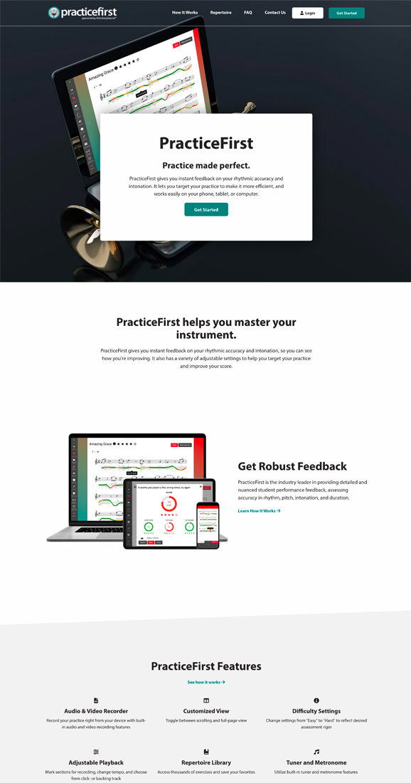 homepage web design