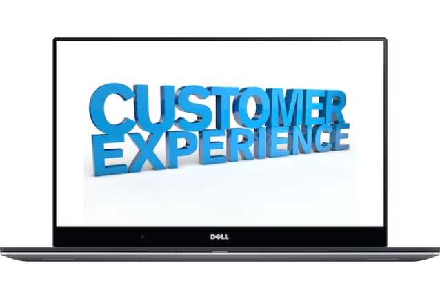 customer experience computer screen