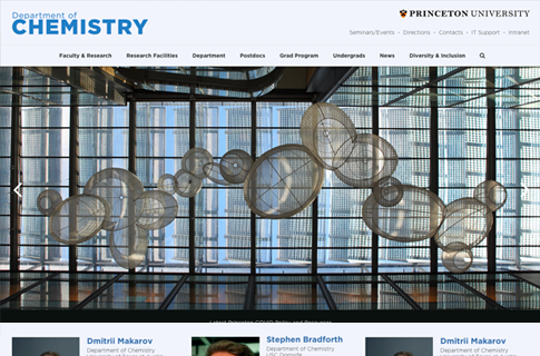 Web Design for Princeton University